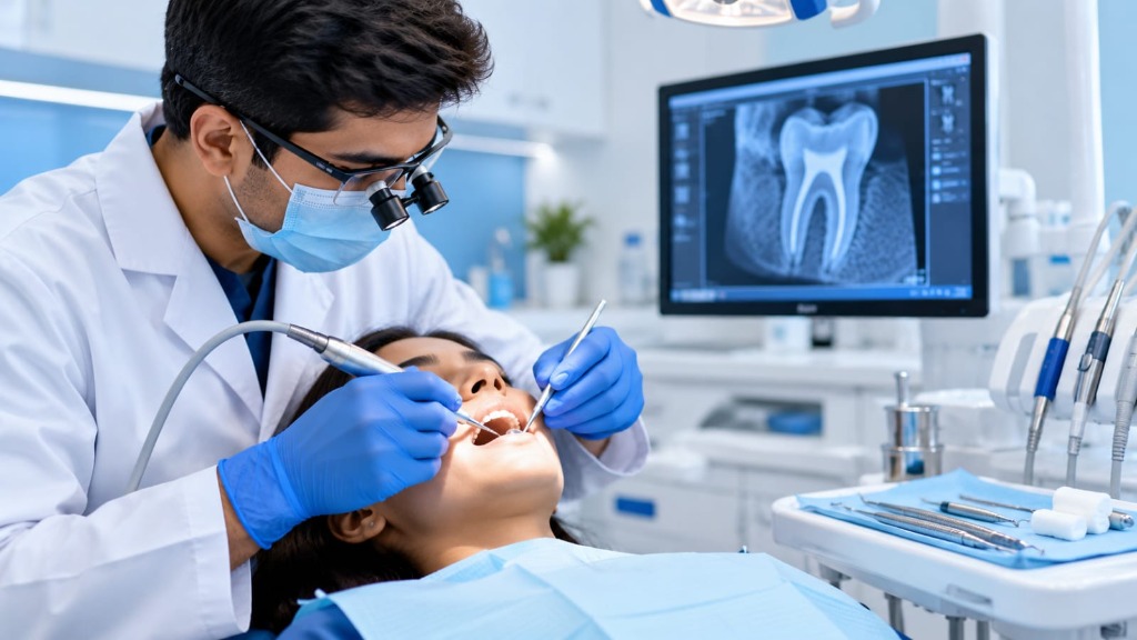 Root canal treatment at Dental Care Khagaria